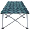 Összecsukható Kemping Ágy 2 pcs Levélminta 62 x 194 x 42 cm