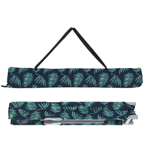 Összecsukható Kemping Ágy 2 pcs Levélminta 62 x 194 x 42 cm