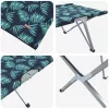 Összecsukható Kemping Ágy 2 pcs Levélminta 62 x 194 x 42 cm