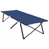 Összecsukható Kemping Ágy 2 pcs Kék 206 x 76 x 74 cm