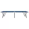 Összecsukható Kemping Ágy 2 pcs Kék 206 x 76 x 74 cm