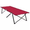 Összecsukható Kemping Ágy 2 pcs Piros 206 x 76 x 74 cm