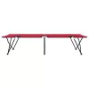 Összecsukható Kemping Ágy 2 pcs Piros 206 x 76 x 74 cm