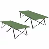 Összecsukható Kemping Ágy 2 pcs Amy sárga 206 x 76 x 74 cm