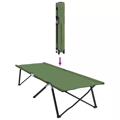 Összecsukható Kemping Ágy 2 pcs Amy sárga 206 x 76 x 74 cm
