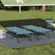 Összecsukható Kemping Ágy 2 pcs Levélminta 206 x 76 x 74 cm