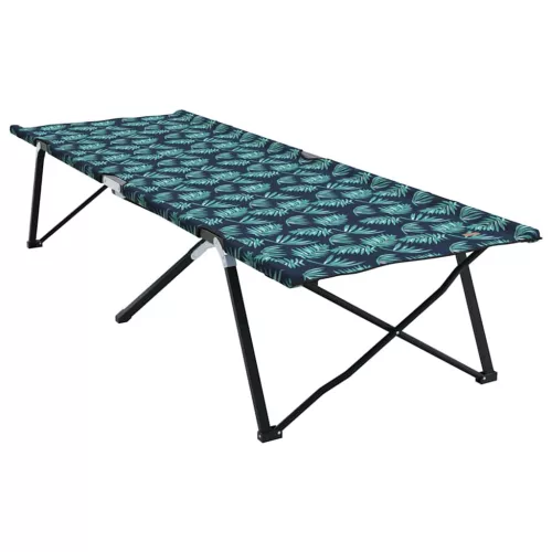 Összecsukható Kemping Ágy 2 pcs Levélminta 206 x 76 x 74 cm