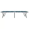 Összecsukható Kemping Ágy 2 pcs Levélminta 206 x 76 x 74 cm