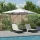 Cantilever Roma Napernyő Beige és fekete 352 x 251 x 265 cm