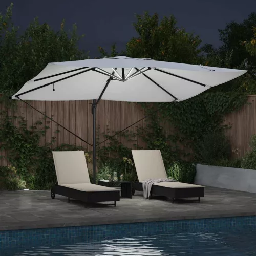Cantilever Roma Napernyő Beige és fekete 352 x 251 x 265 cm