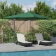 Cantilever Roma Napernyő Zöld és Fekete 352 x 251 x 265 cm