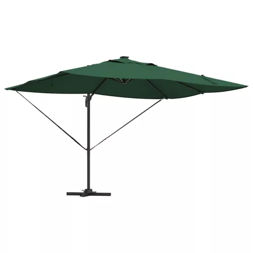 Cantilever Roma Napernyő Zöld és Fekete 352 x 251 x 265 cm