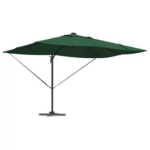Cantilever Roma Napernyő Zöld és Fekete 352 x 251 x 265 cm