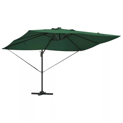 Cantilever Roma Napernyő Zöld és Fekete 352 x 251 x 265 cm