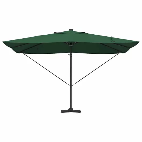 Cantilever Roma Napernyő Zöld és Fekete 352 x 251 x 265 cm