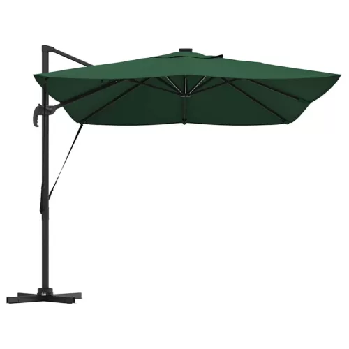 Cantilever Roma Napernyő Zöld és Fekete 352 x 251 x 265 cm