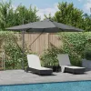 Cantilever Roma Napernyő Antracit és fekete 352 x 251 x 265 cm