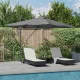 Cantilever Roma Napernyő Antracit és fekete 352 x 251 x 265 cm