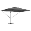 Cantilever Roma Napernyő Antracit és fekete 352 x 251 x 265 cm