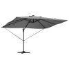 Cantilever Roma Napernyő Antracit és fekete 352 x 251 x 265 cm