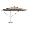 Cantilever Roma Napernyő Taupe és Fekete 352 x 251 x 265 cm