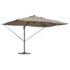 Cantilever Roma Napernyő Taupe és Fekete 352 x 251 x 265 cm