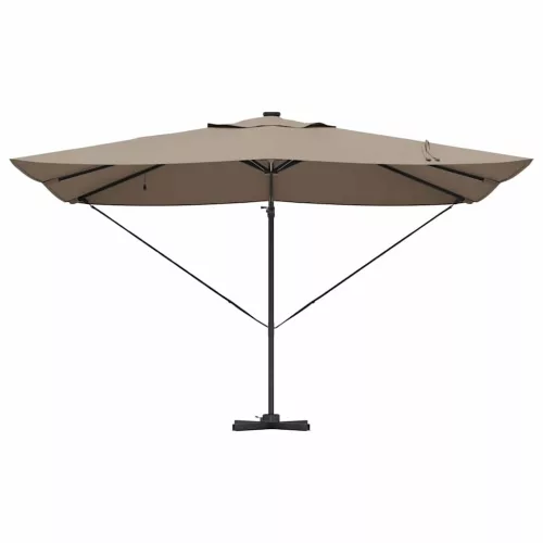 Cantilever Roma Napernyő Taupe és Fekete 352 x 251 x 265 cm