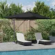 Cantilever Roma Napernyő Fekete és fekete 352 x 251 x 265 cm