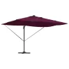 Cantilever Roma Napernyő Piros és Fekete 352 x 251 x 265 cm