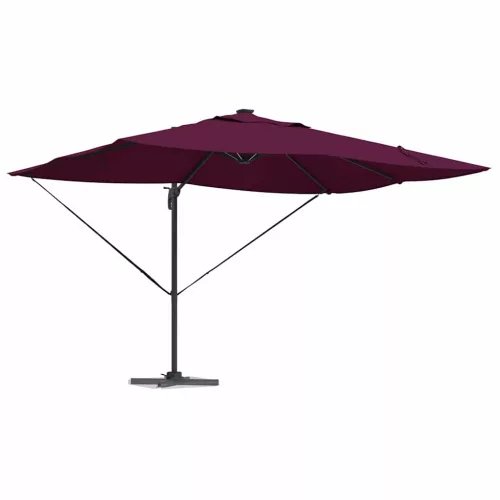 Cantilever Roma Napernyő Piros és Fekete 352 x 251 x 265 cm
