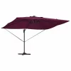 Cantilever Roma Napernyő Piros és Fekete 352 x 251 x 265 cm