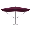 Cantilever Roma Napernyő Piros és Fekete 352 x 251 x 265 cm