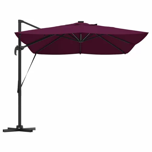 Cantilever Roma Napernyő Piros és Fekete 352 x 251 x 265 cm