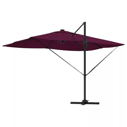 Cantilever Roma Napernyő Piros és Fekete 352 x 251 x 265 cm