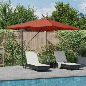   Cantilever Roma Napernyő Piros és Fekete 352 x 251 x 265 cm