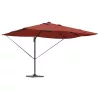 Cantilever Roma Napernyő Piros és Fekete 352 x 251 x 265 cm