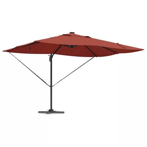 Cantilever Roma Napernyő Piros és Fekete 352 x 251 x 265 cm