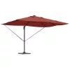 Cantilever Roma Napernyő Piros és Fekete 352 x 251 x 265 cm