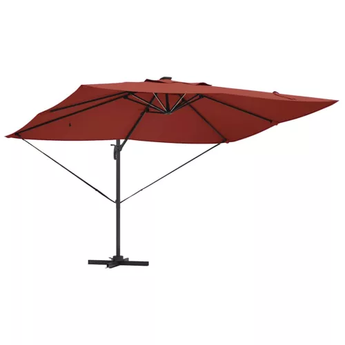 Cantilever Roma Napernyő Piros és Fekete 352 x 251 x 265 cm