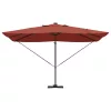 Cantilever Roma Napernyő Piros és Fekete 352 x 251 x 265 cm