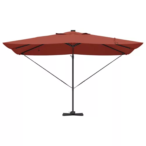 Cantilever Roma Napernyő Piros és Fekete 352 x 251 x 265 cm