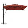 Cantilever Roma Napernyő Piros és Fekete 352 x 251 x 265 cm