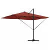 Cantilever Roma Napernyő Piros és Fekete 352 x 251 x 265 cm
