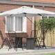 Cantilever Roma Napernyő Beige és fekete 352 x 251 x 260 cm