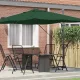 Cantilever Roma Napernyő Zöld és Fekete 352 x 251 x 260 cm