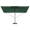Cantilever Roma Napernyő Zöld és Fekete 352 x 251 x 260 cm