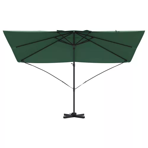 Cantilever Roma Napernyő Zöld és Fekete 352 x 251 x 260 cm