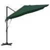 Cantilever Roma Napernyő Zöld és Fekete 352 x 251 x 260 cm