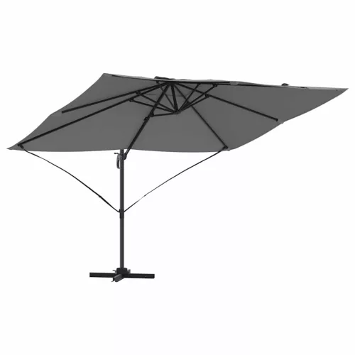 Cantilever Roma Napernyő Antracit és fekete 352 x 251 x 260 cm