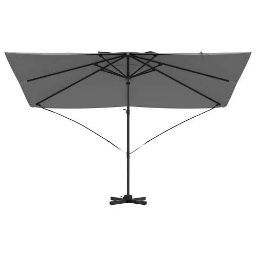 Cantilever Roma Napernyő Antracit és fekete 352 x 251 x 260 cm